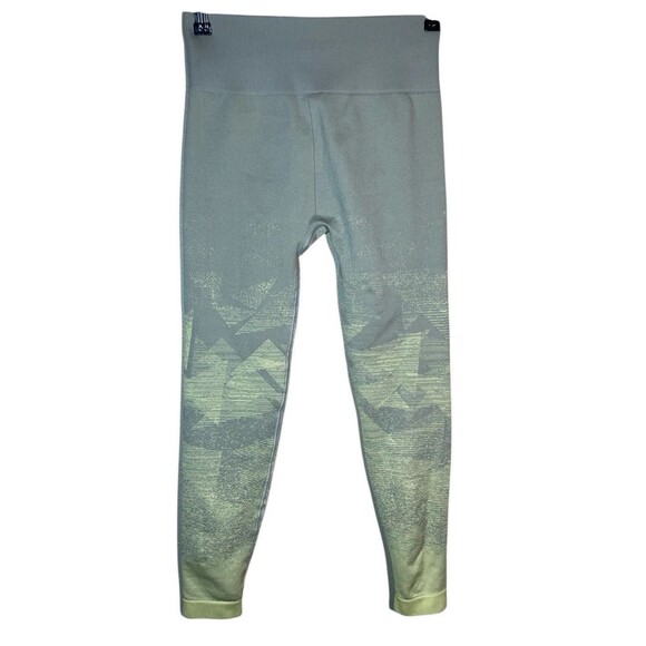 Gymshark Adapt Ombre Seamless Leggings Women's Size S Gray Yellow Workout Gym - Picture 2 of 15